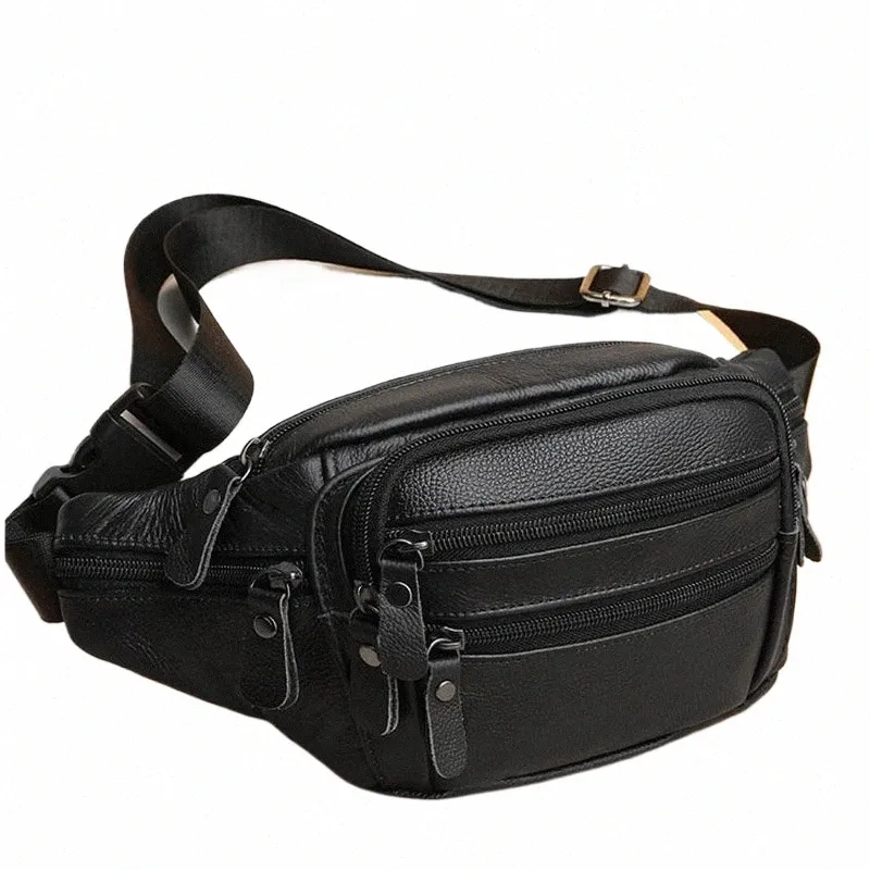 Fi Men Genuine Leather Fanny Bag For Phe Pouch Male Leather Menger Bags Brand Fanny Pack Male Travel Waist Bag Men A0mq From 27 23 DHgate