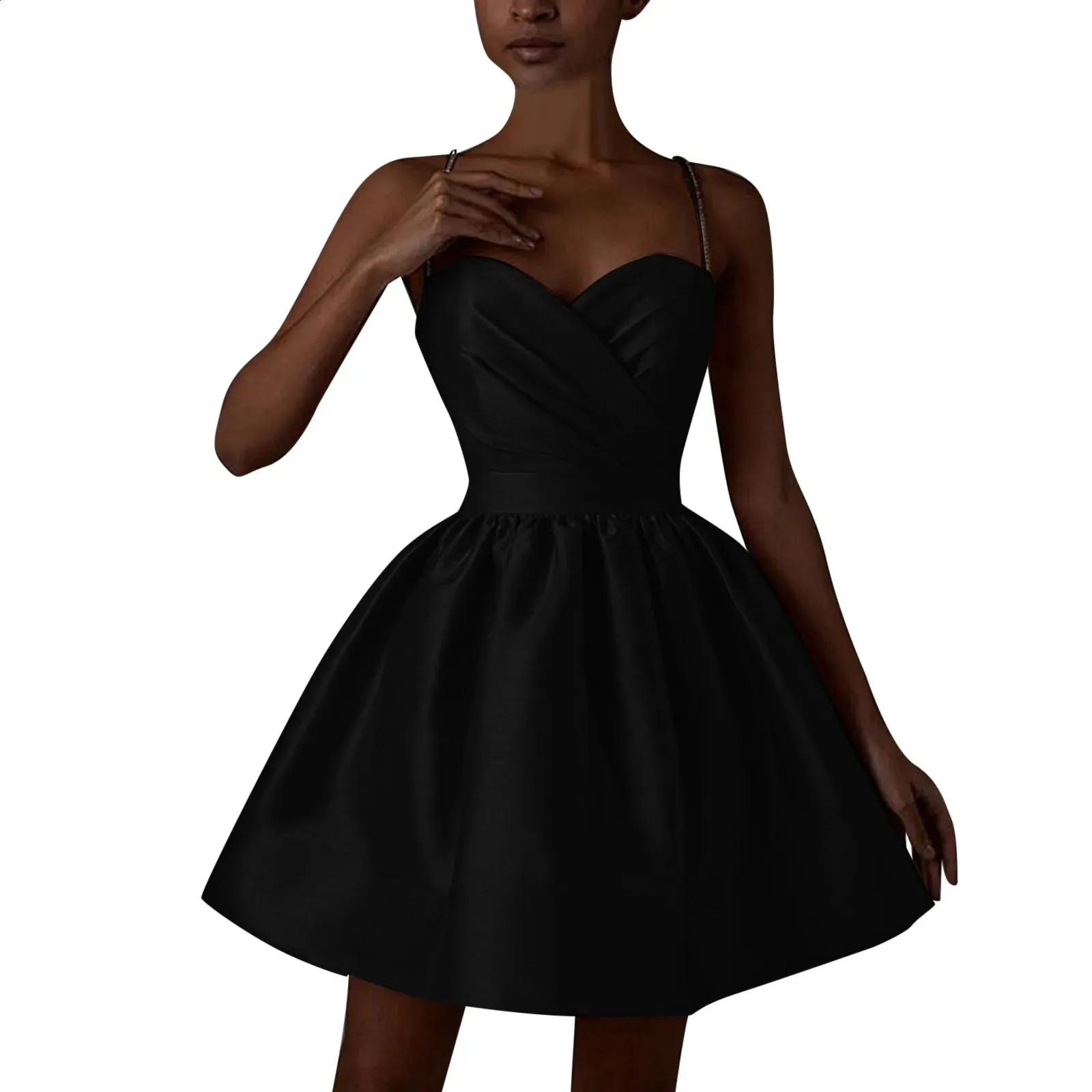 070 shake black dress lyrics Short Chiffon Dress with Lace-detailed Ruffles