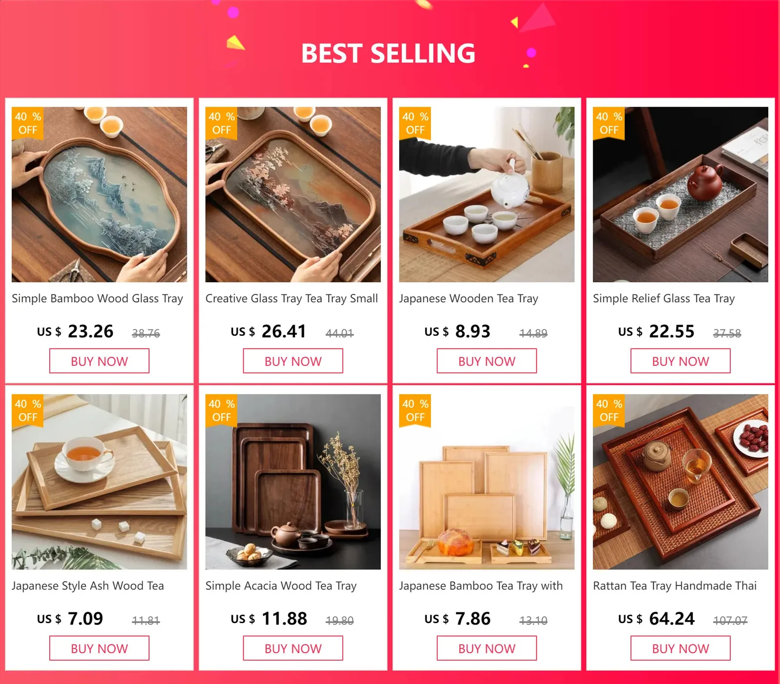 Tea Serving Roster Premium Solid Wood Tea Serving Tray - Elegant Japanese Style, Perfect ...