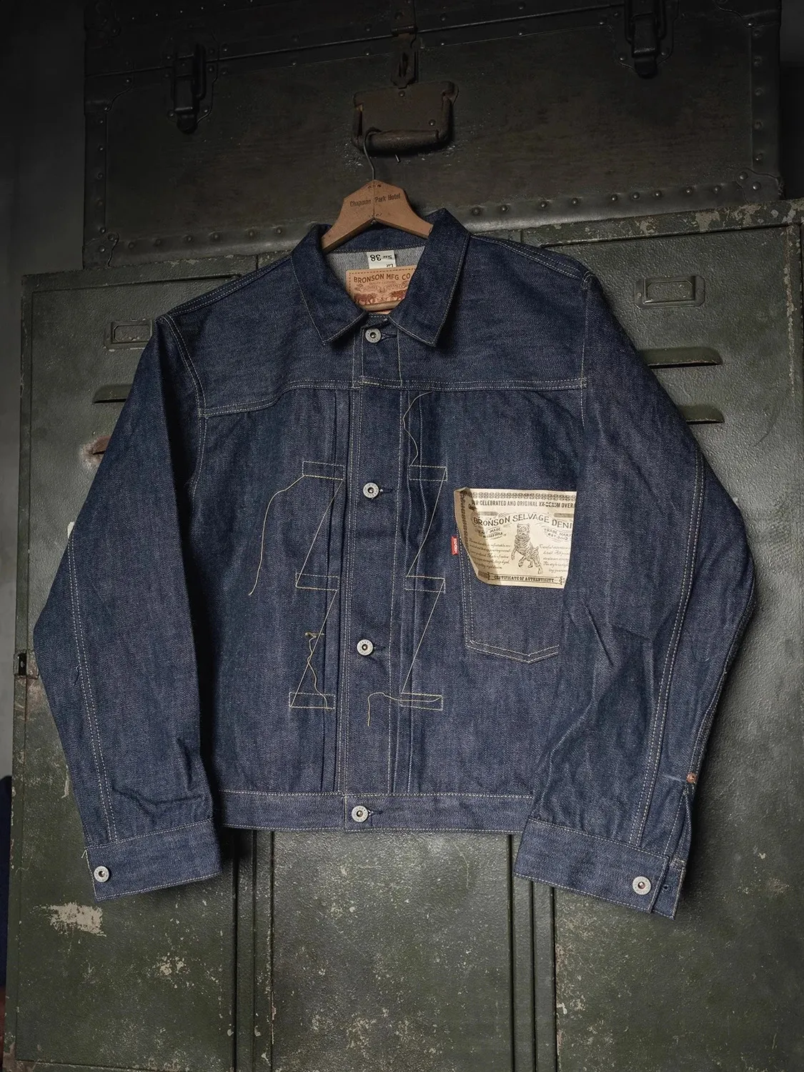 極美品！ブロンソン MFG.CO 46806XX デニムジャケット 1stモデル 46806XX 1946 NEX Model 1st Selvedge Denim Jacket | Bronson