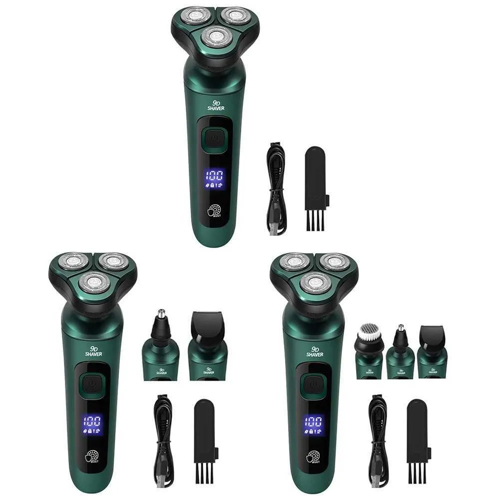 Mens Electric Travel Shaver with Digital Display, Intelligent Facial ...