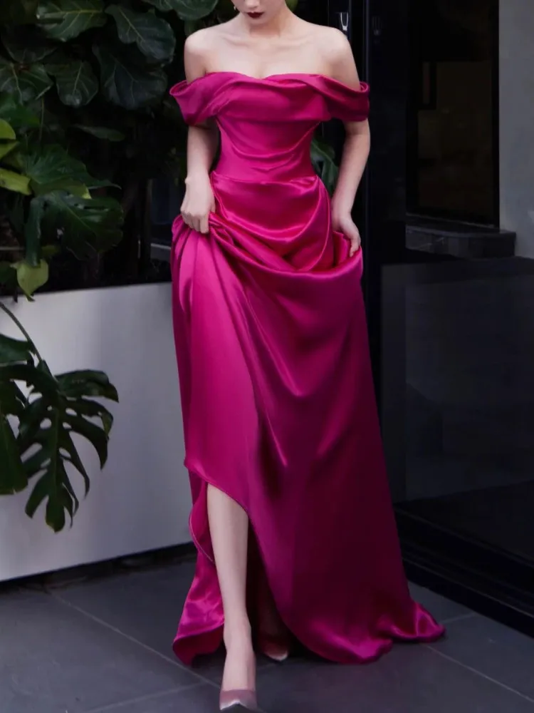Elegant Korean Evening Gown Elegant Korean Style Girl Wedding Gown Fancy Evening  Dress