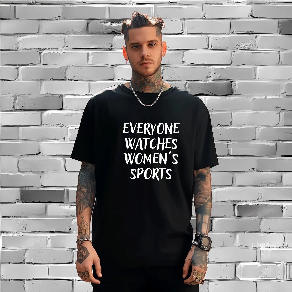 Mens 100% Breathable Cotton Casual Summer T-Shirt with Short Mens 100% Breathable Cotton Casual Summer T-Shirt with Short