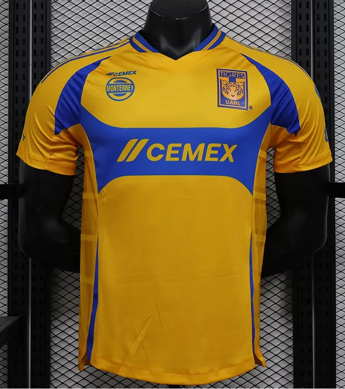 24 25 GIGNAC AQUINO Soccer Jerseys Liga MX Player Fans L.QUINONES N.IBANEZ THAUVIN Football Shirt CORDOVA LAINEZ UANL 2024 2025 Home Away Tigres Men Kids Set Size S 4XL From 13 21 DHgate