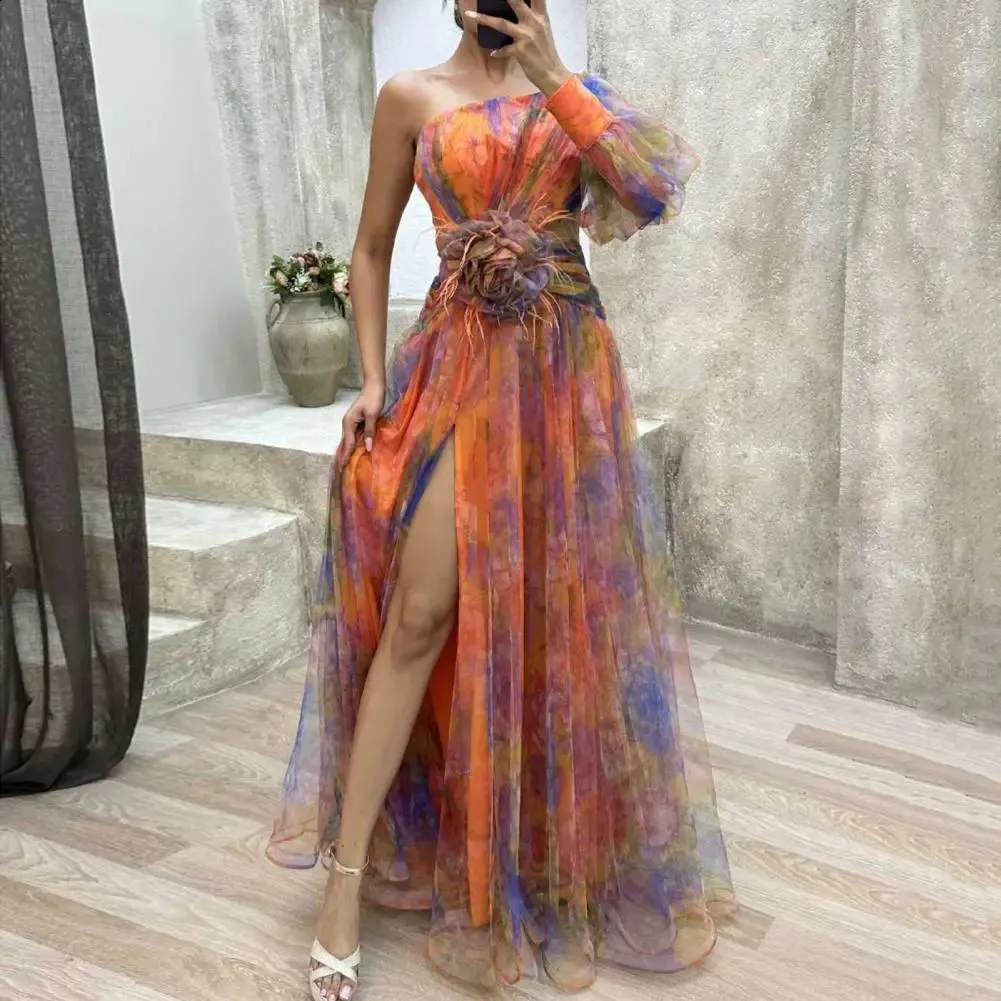 tie dye formal dress Noxielle Tie Dye Halter Neck Racer Maxi Dress – Disturbia main image 1