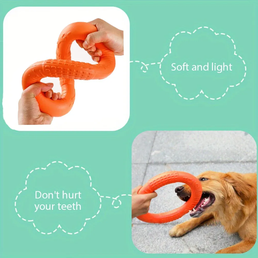 TPR Pet Toys Dog Frisbee Toys - 7 Color Soft Rubber Flying Disc For  Interactive Pet Training \u0026 Play Pet Training Frisbee, image size:1000x1000