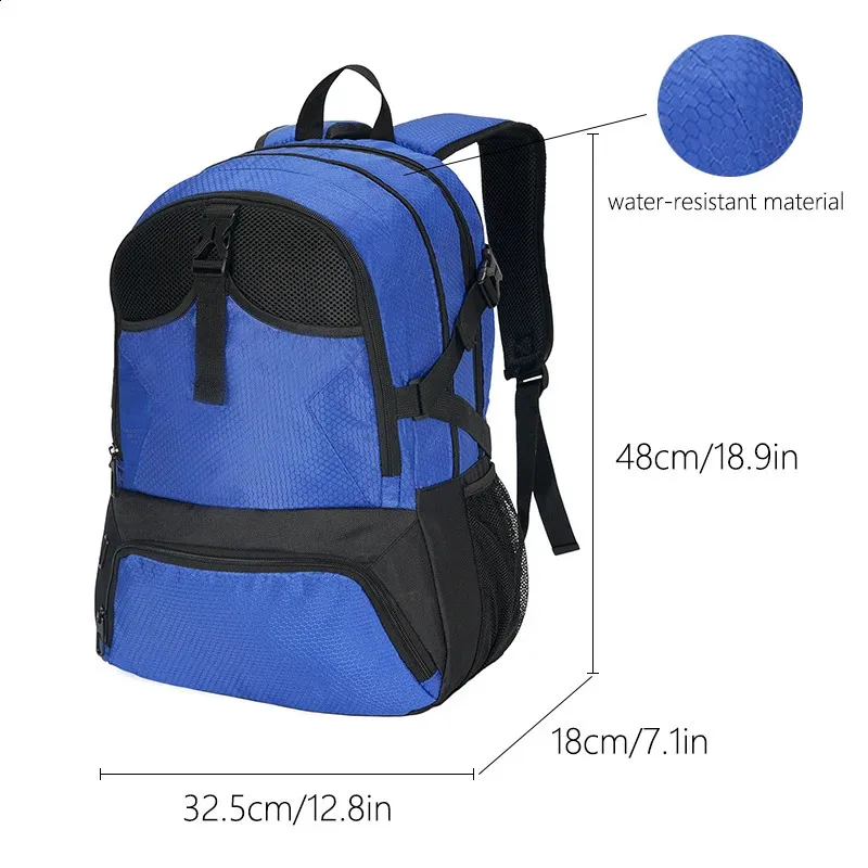 Soccer Ball Bag Soccer Backpack With Ball Compartment Sports Bag