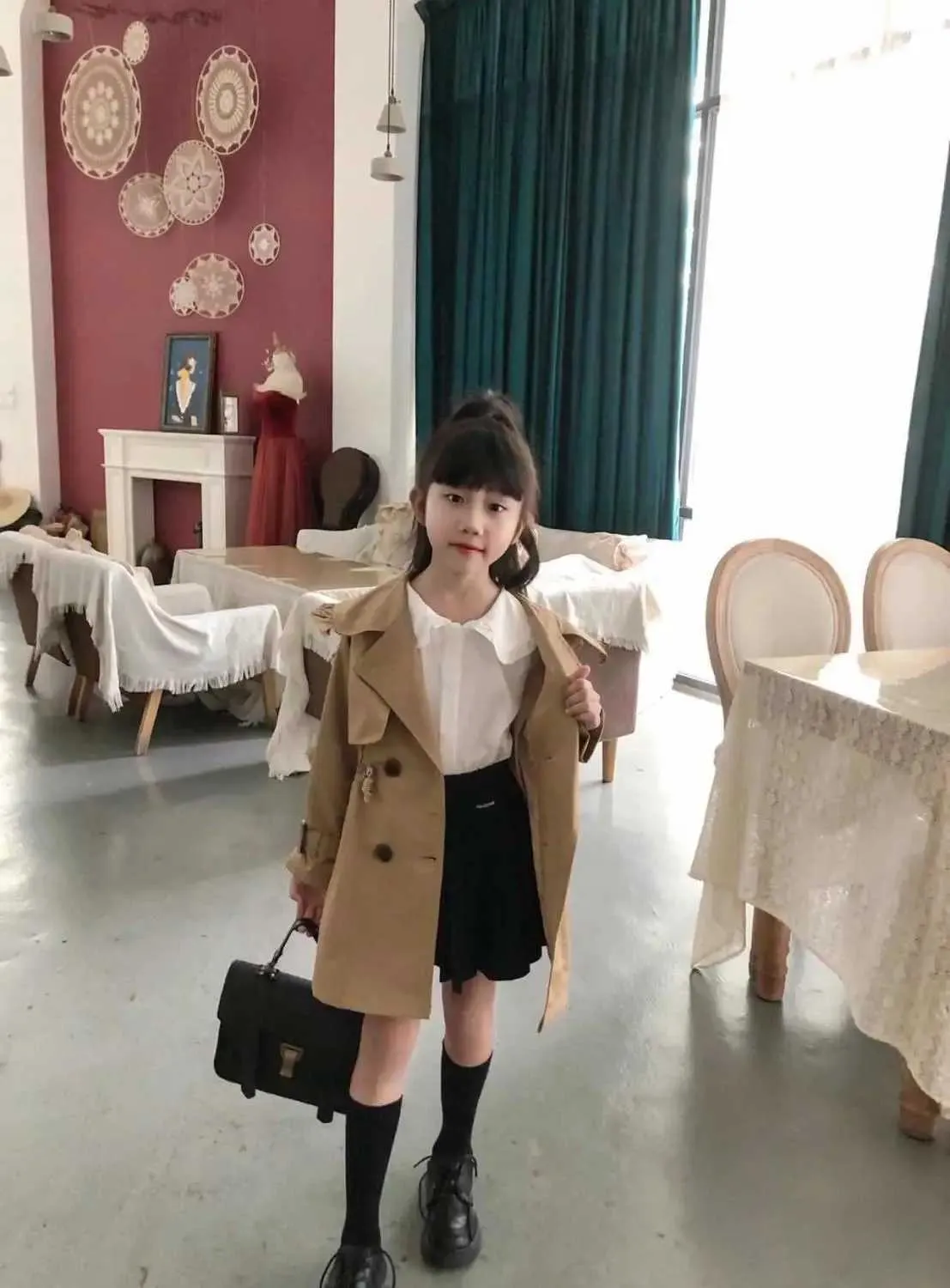 chaisystyle Kids Long Down Coat 140 新品 keepwarminstyle #stylishtrenchcoat❤️ #slaytheweather ✨6-12yrs