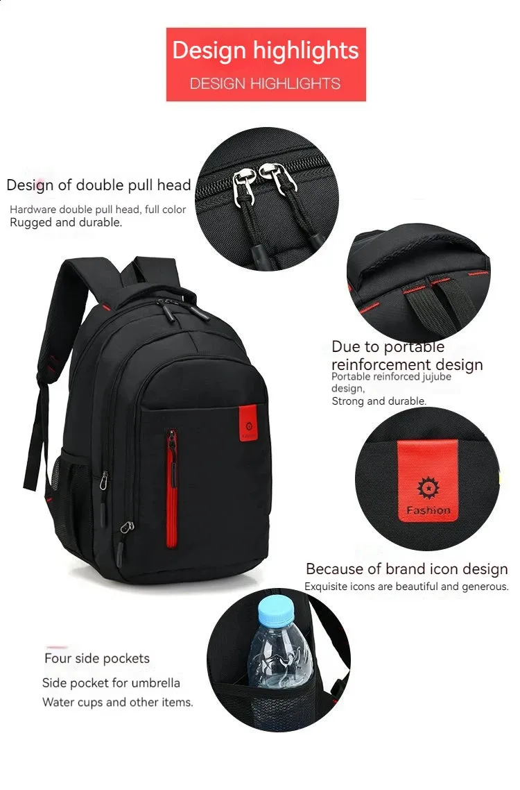 Classic Trekking Backpack Large Capacity Fashion Student Bag_voghion.com