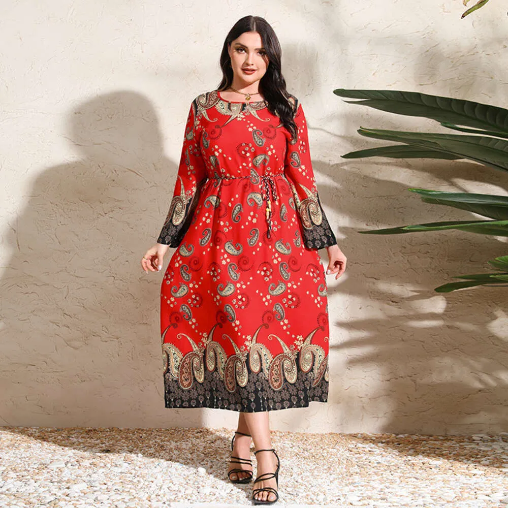 Paisley casual plus size maxi dresses deals