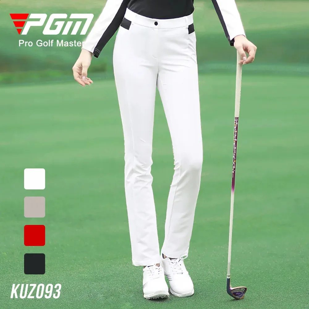 Comfortable Womens Sport Trousers: Relaxed Fit Golf Pants With