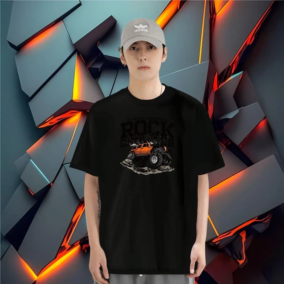 Brand Men T Shirts Car 100% Cotton 230g Tshirt For Man Woman