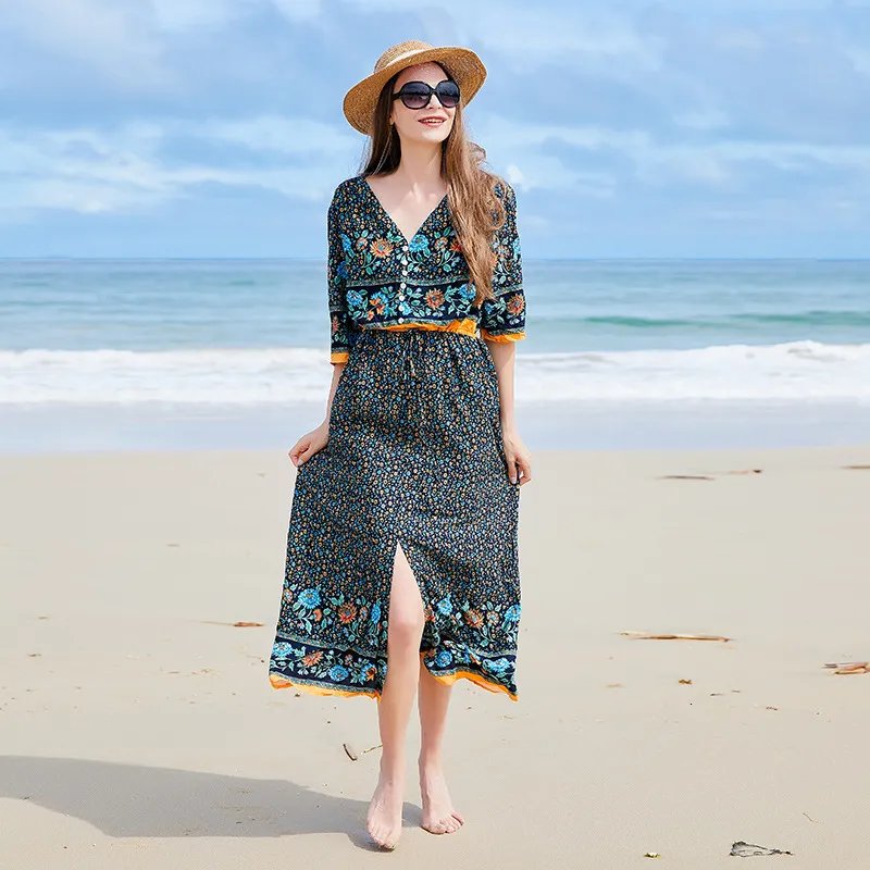 Hot Selling Large Size Seaside Vacation V Neck High... From Ddmymarket,  $30.78 | DHgate.Com