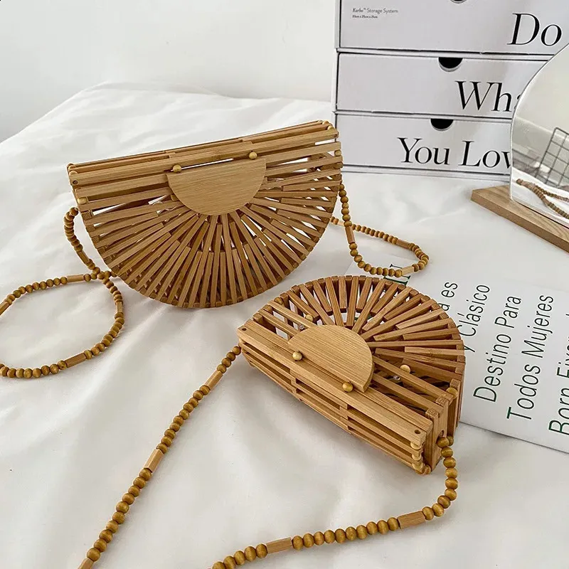 Bamboo half moon bag hotsell