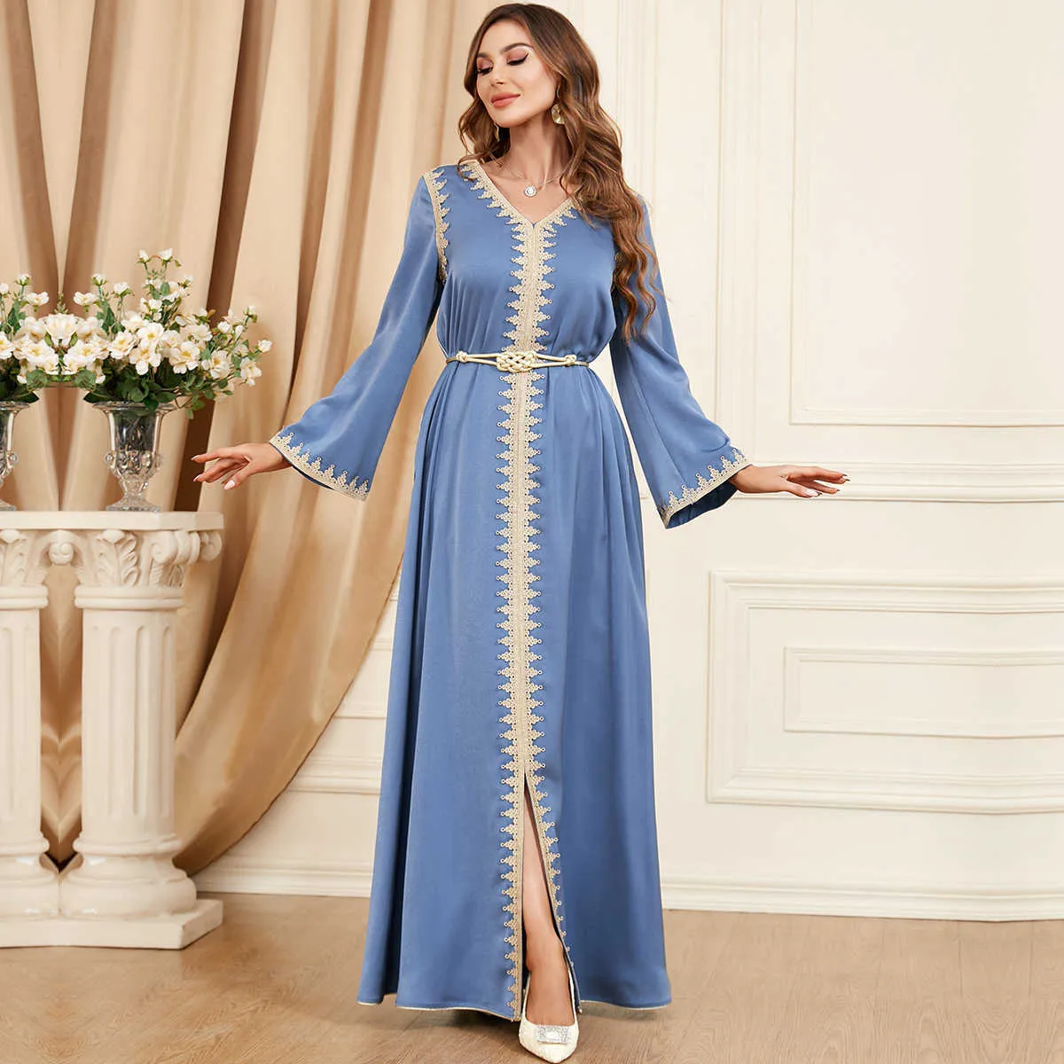 green emerald velvet dress Malaiqa Arabic Dress – anahco