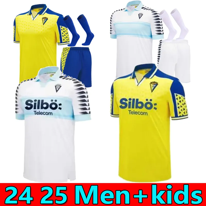 24 25 Cadiz soccer jerseys CADIZ CF 2024 2025 LOZANO ALEX Bodiger Juan Cala CAMISETA ASCENSO A LIGA SANTANDER de Carnaval men kids kit home away 3rd