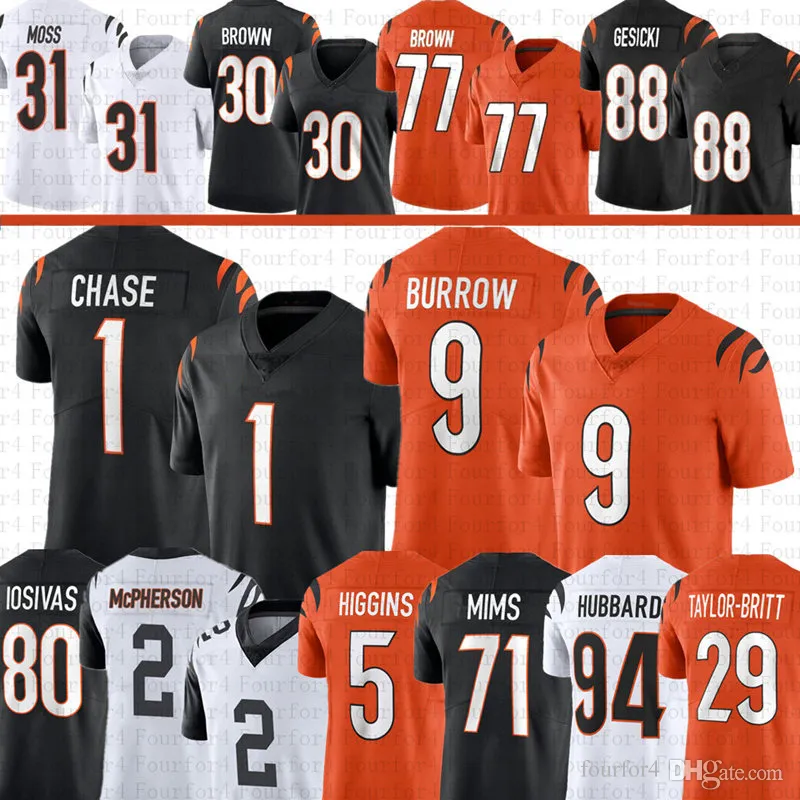 men's joe burrow bengals jersey