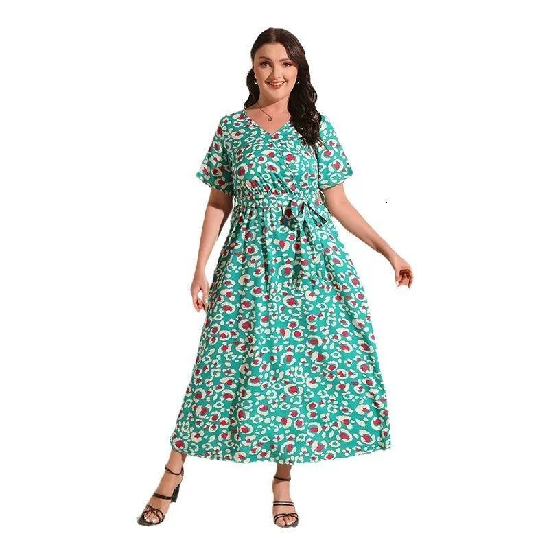 Womens Bohemian Floral Maxi Dress With Empire Waist And Peplum Detail  V  Neck 1/2 Sleeve Summer Dress For Daily Wear From Dongdumaoyi, $28.23 |  DHgate.Com