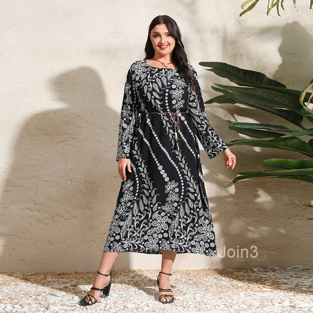 Cotton Plus Size Dress Elegant Long Sleeve Loose... From Join3, $23.12 In  Bulk | DHgate.Com