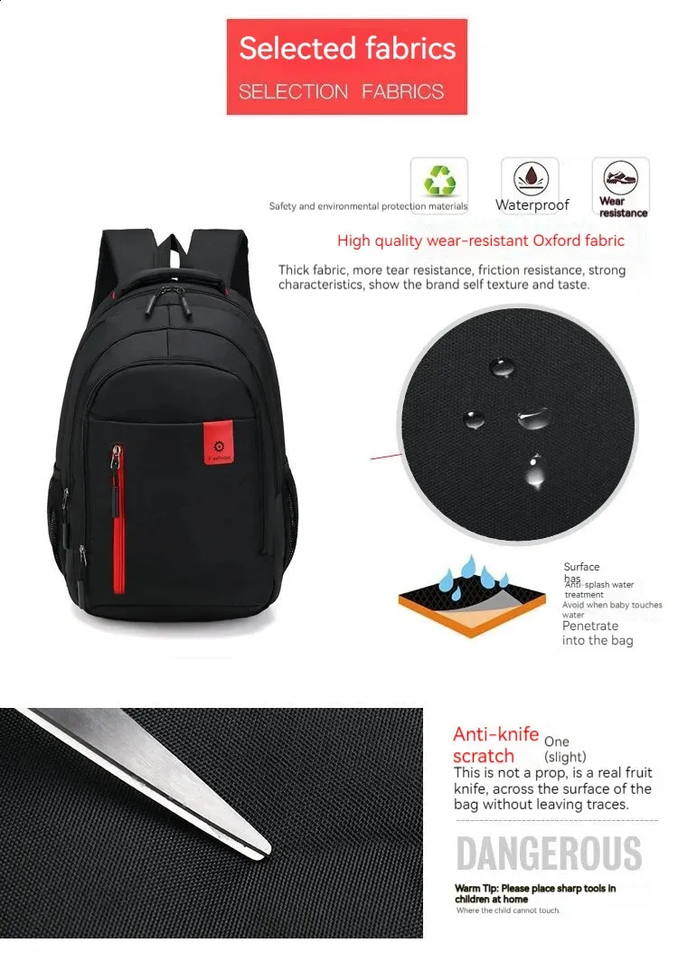 Classic Trekking Backpack Large Capacity Fashion Student Bag_voghion.com