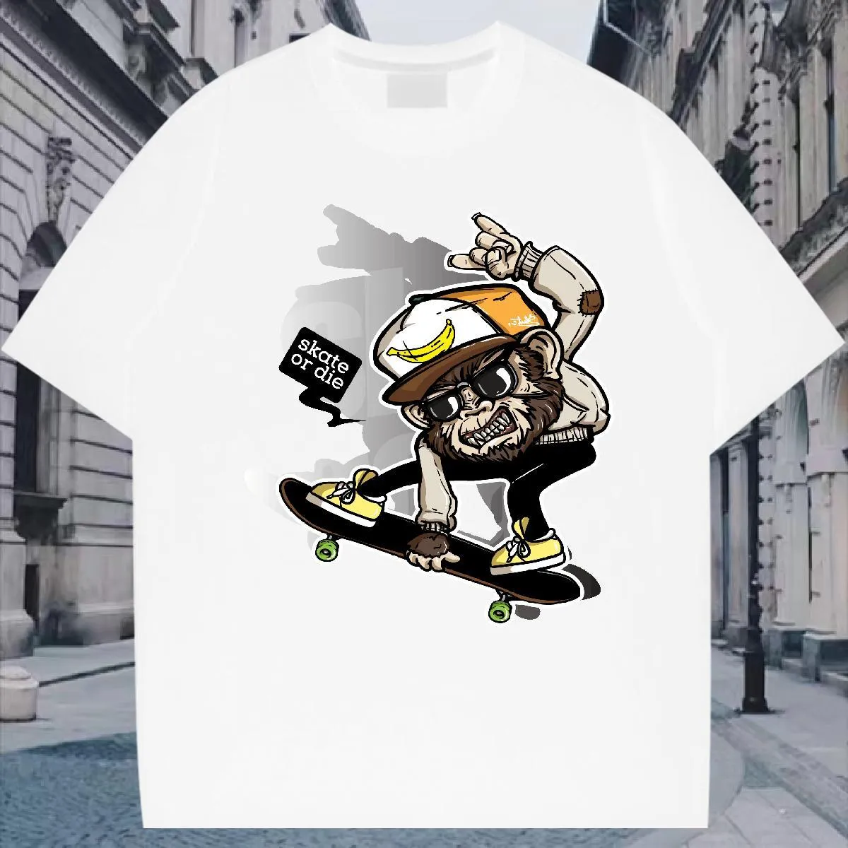 DHgate.com:Mens Cotton Skateboarding T-shirt | Breathable Loose Fit Hip Hop  Tees for Streetwear:Apparel