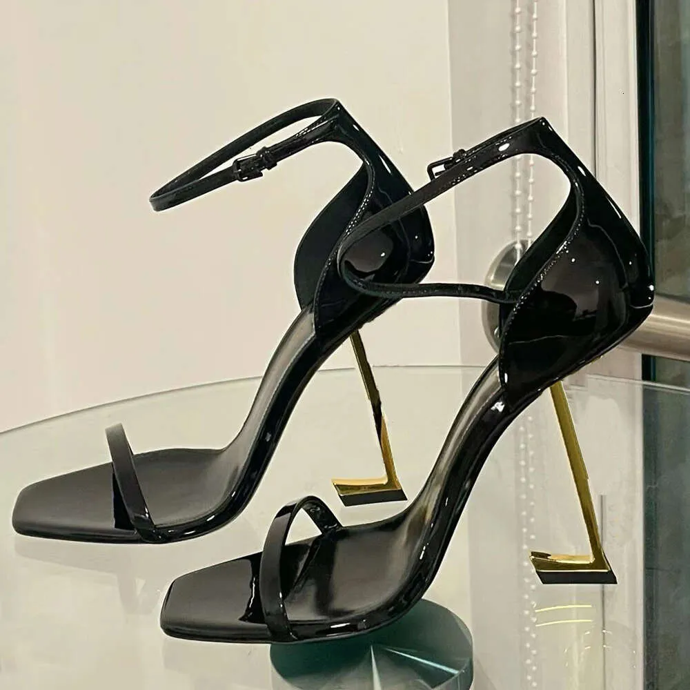 Black and gold ysl heels clearance