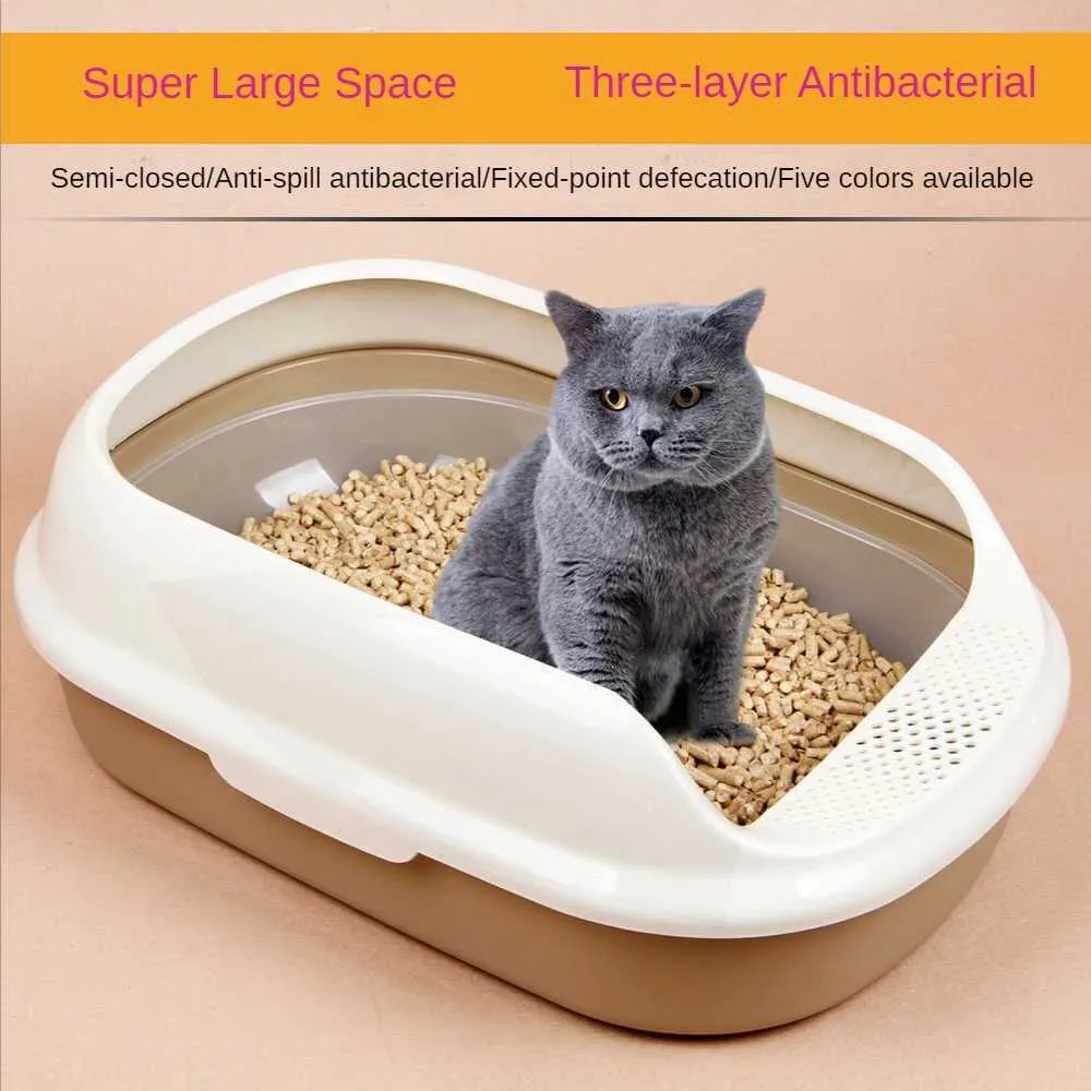 Wholesale Double Layer Pine Tree Pidan Cat Litter Box Box With Splash Proof Crystal Sand Bentonite Available In 3 Layers X240727 From Fashion world01 Bulk 20.85 DHgate.Com