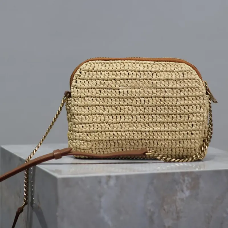 Coastal Weave Convertible Crossbody Bag