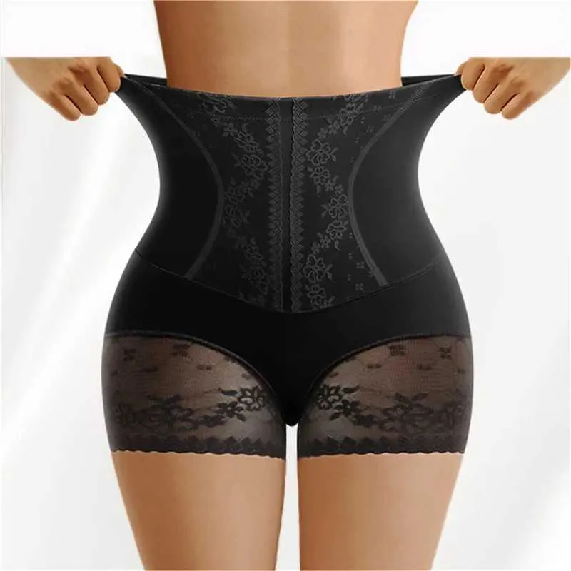 Women High Waist Shaping Panties Tummy Control Underwear Seamless Shapewear Briefs Postpartum Hip Lift Panty Summer Safety ShortL240727