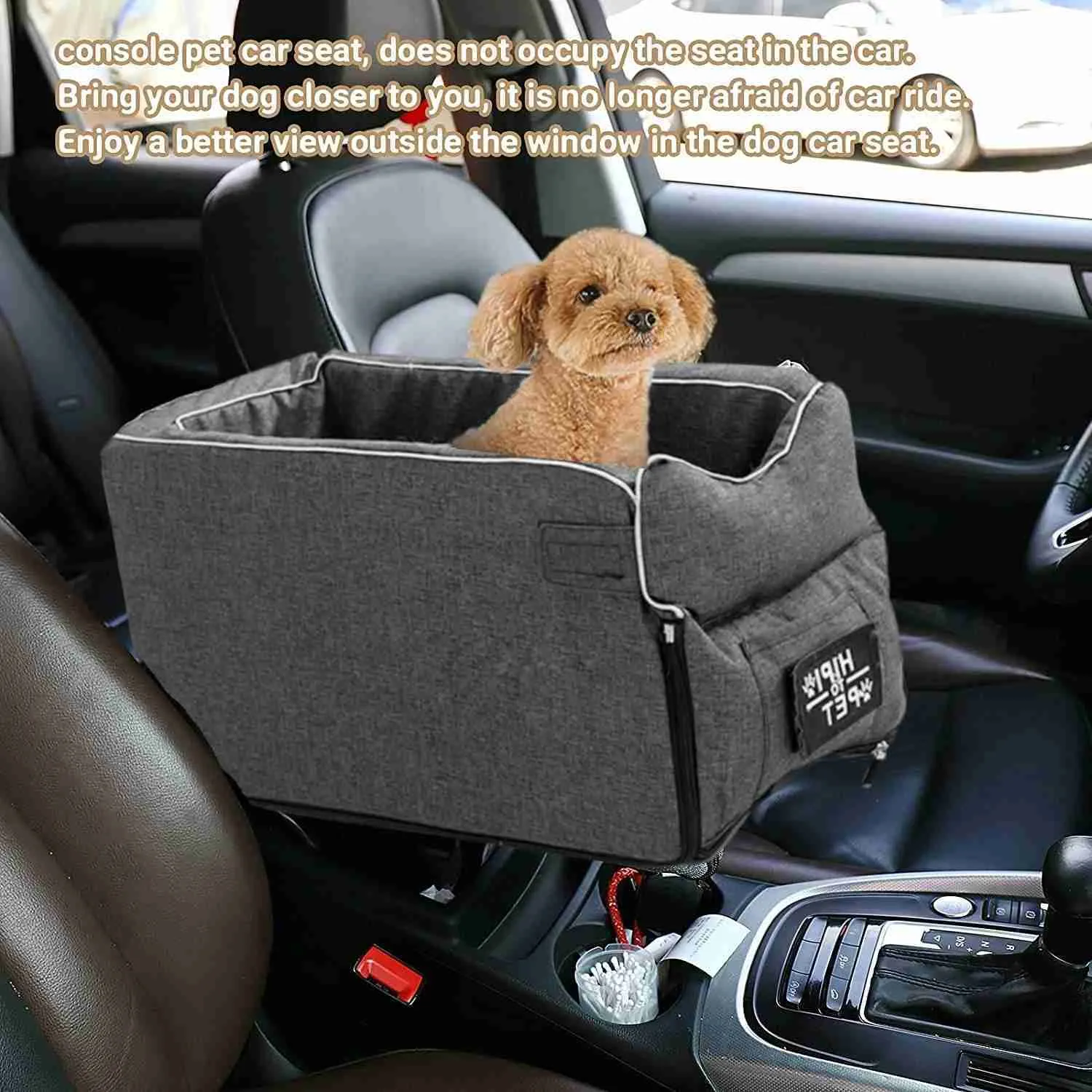 Dog Console Car Seats For Small Dogs Portable Dog Car Seat