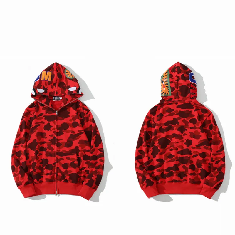 Bapestaas Mens Hoodies Designer Hoodie Bp Full Zip Up Womens Camouflage Print Jacket Hoody Hooded Sweater Long Sleeve Tech Fleece Hip Hop Clothing