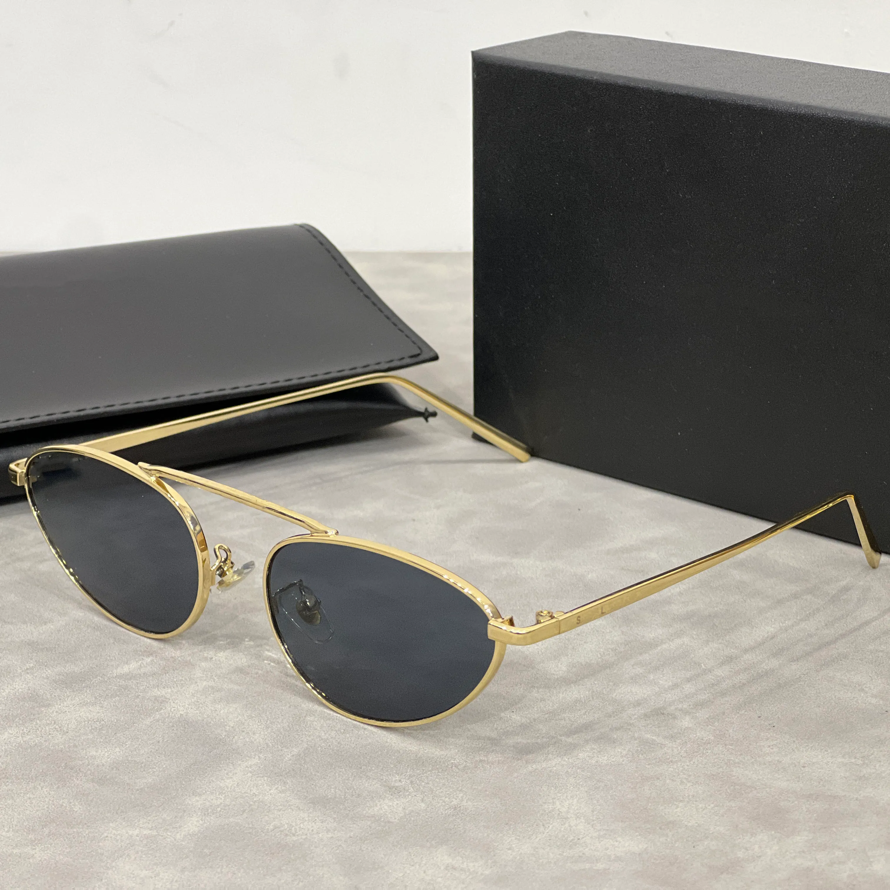 Harry Potter Aviator Sunglasses with UV400 Protection Gold Metal Frame OWL Round Sunglasses Golden Metal Frame UV400 Red Mirror  main image 4
