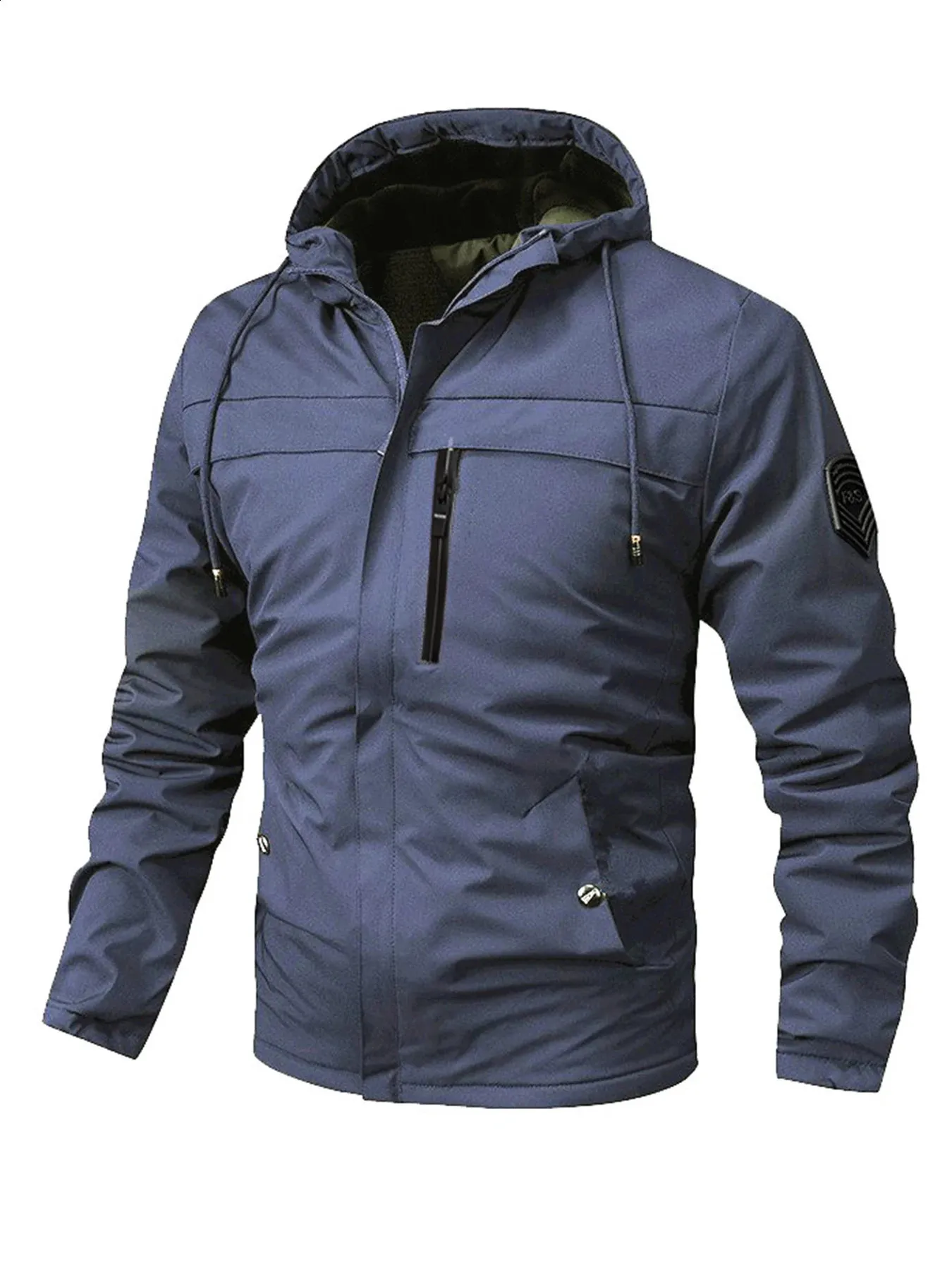 Chaqueta Acolchada De Entretiempo Para Hombre Color Azul Oscuro 13007