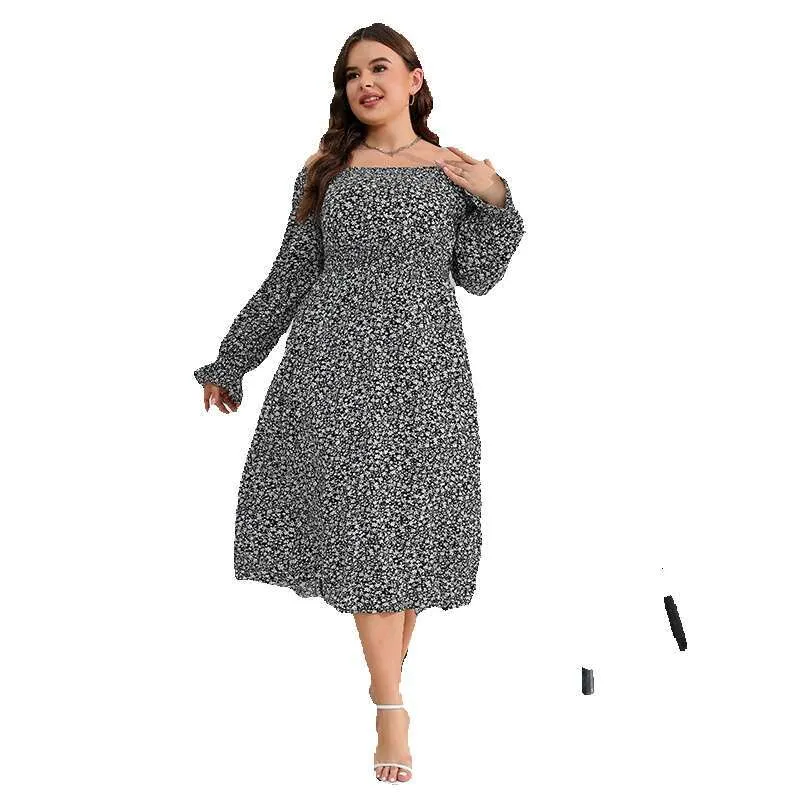 Floral Elastic Waist Long Dress | Oversized Sleeves | Elegant Split Dress for Women from Dhgate Basic & Casual Dresses - price 31.03 Floral Elastic Waist Long Dress | Oversized Sleeves | Elegant Split Dress for Women from Dhgate Basic & Casual Dresses - price 31.03