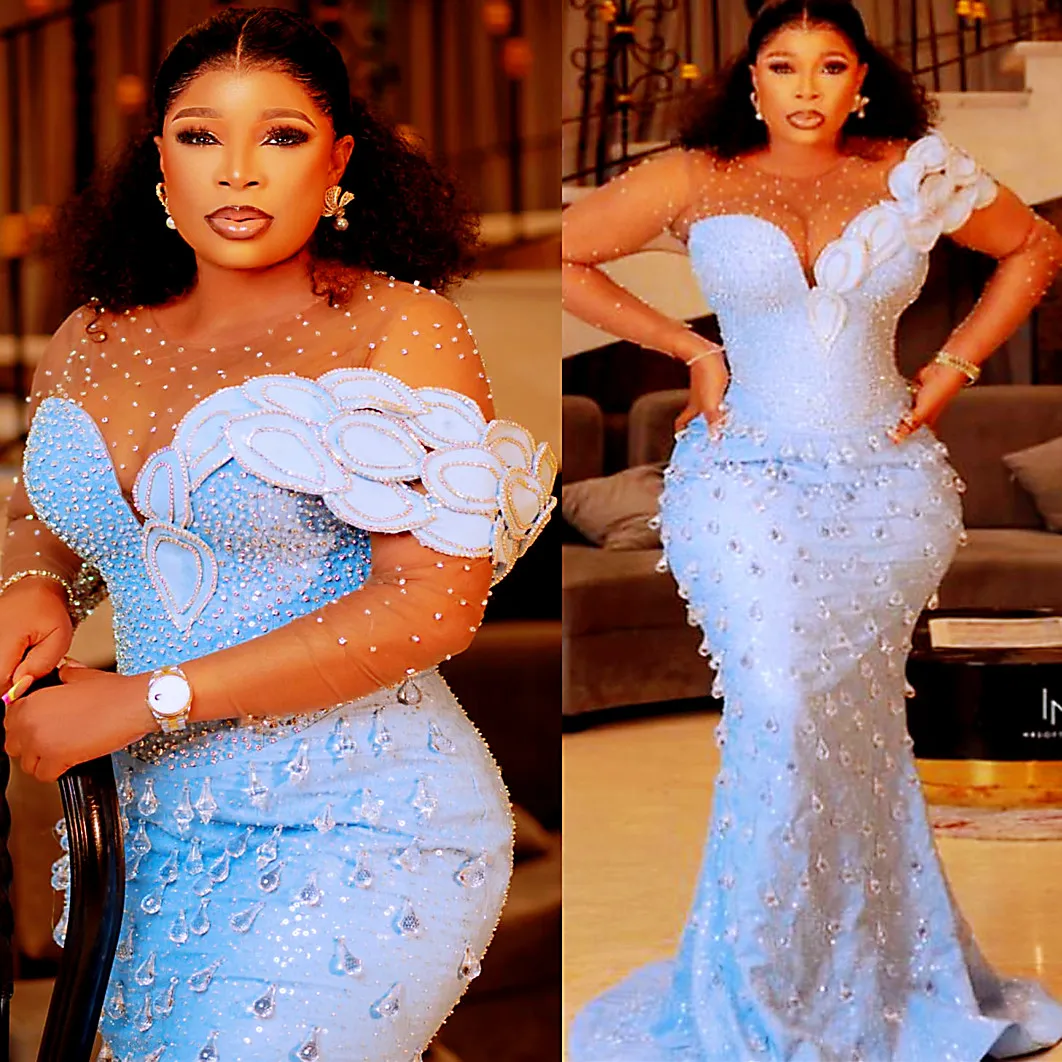sachin and babi light blue dress Paityn Strapless Maxi Dress in Light Blue main image 0