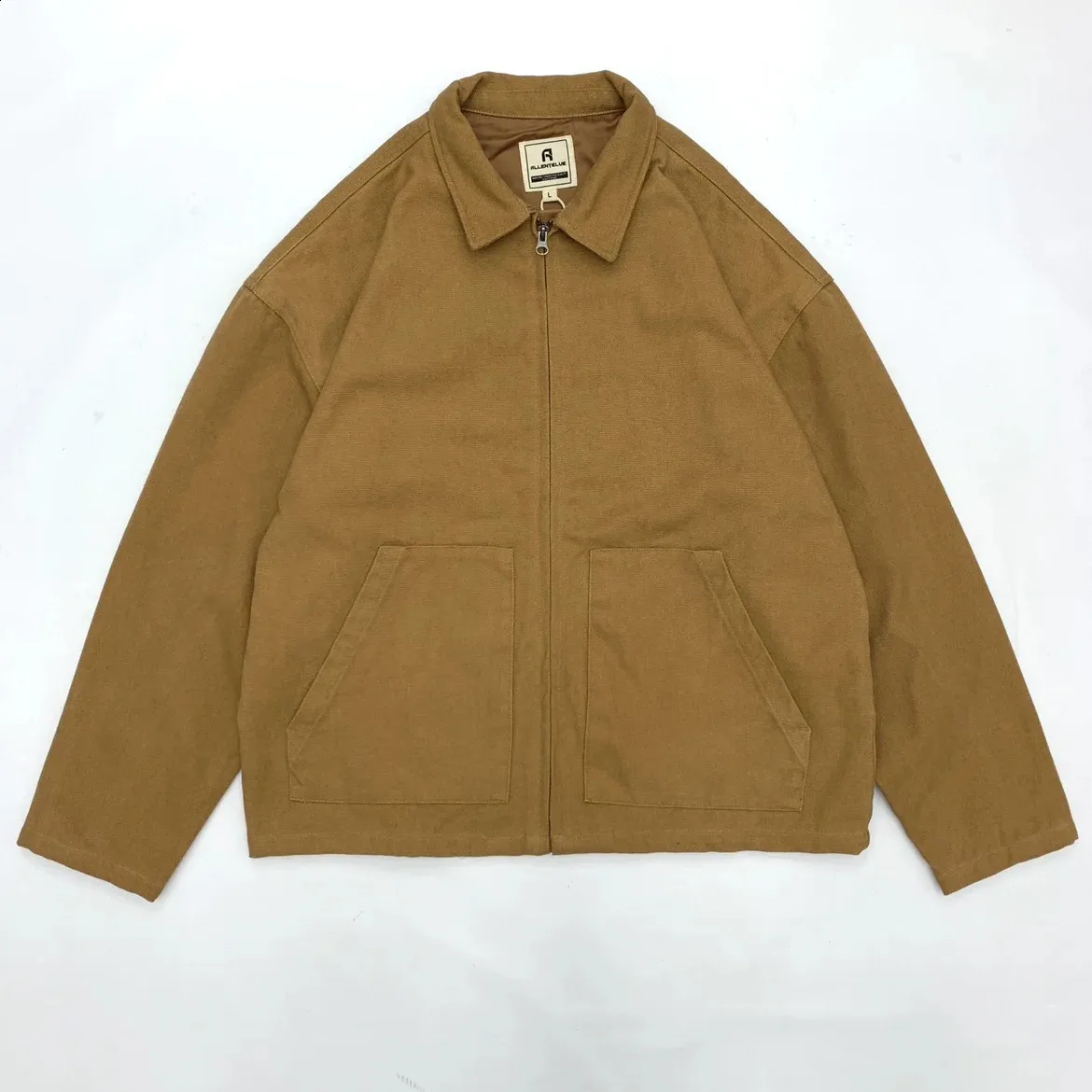 Men's Canvas jackets for work - Amikaki Zipper, Loose