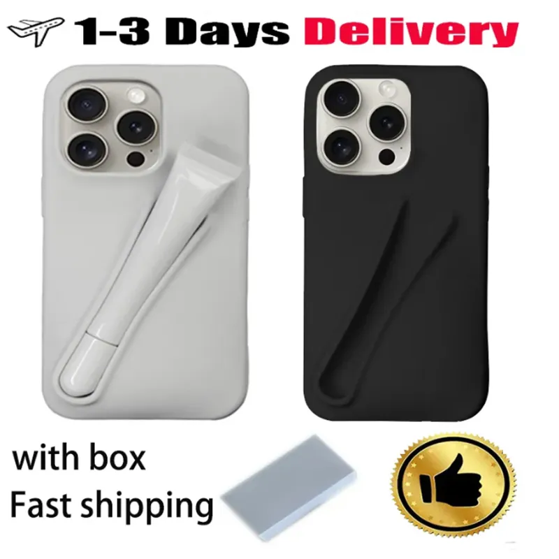 DHgate.com:Designer Lipstick Phone Case for iPhone 15 14 13