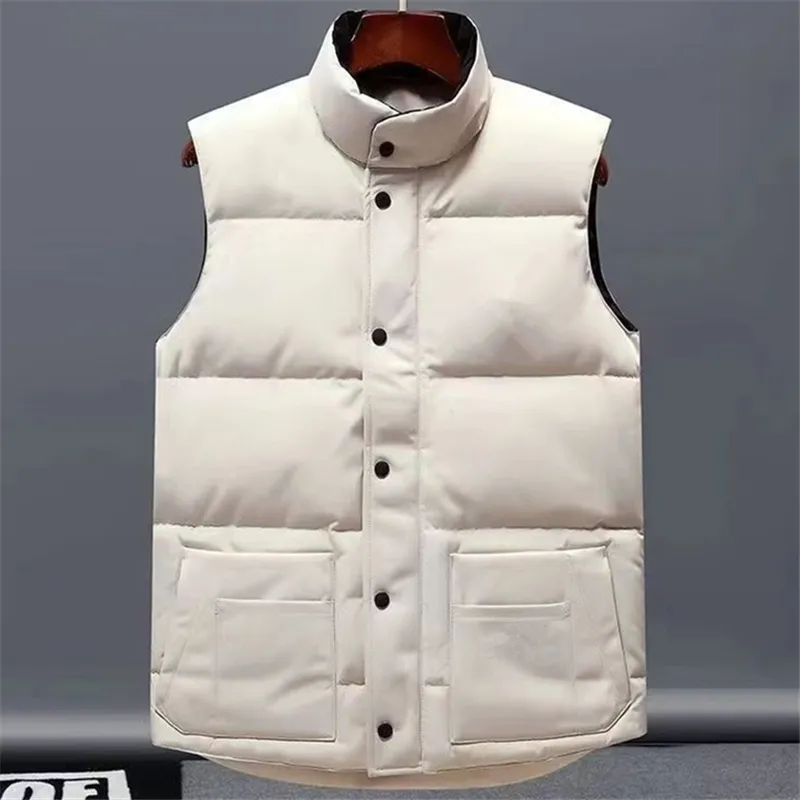 mens puffer jackets for men bodywarmer woman vest gray black white blue Oversize designer gilet down jacket XL_voghion.com