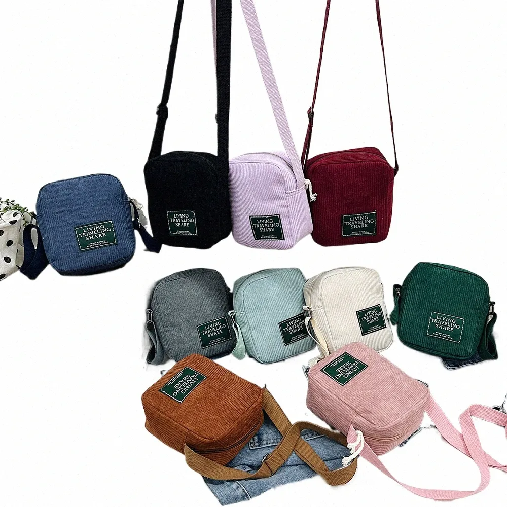 Living traveling share corduroy bag hotsell