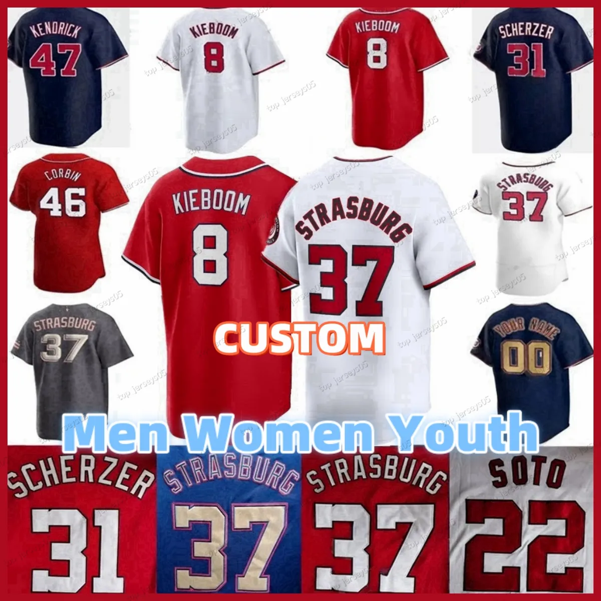 City Connect baseball shirt dodgers featuring Stephen Strasburg