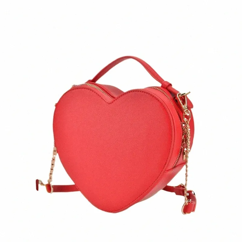 【りこ】é Heart pouch shoulder strap bag EMBRUNIOICE Stripe Heart Shaped Purse for Women,Heart