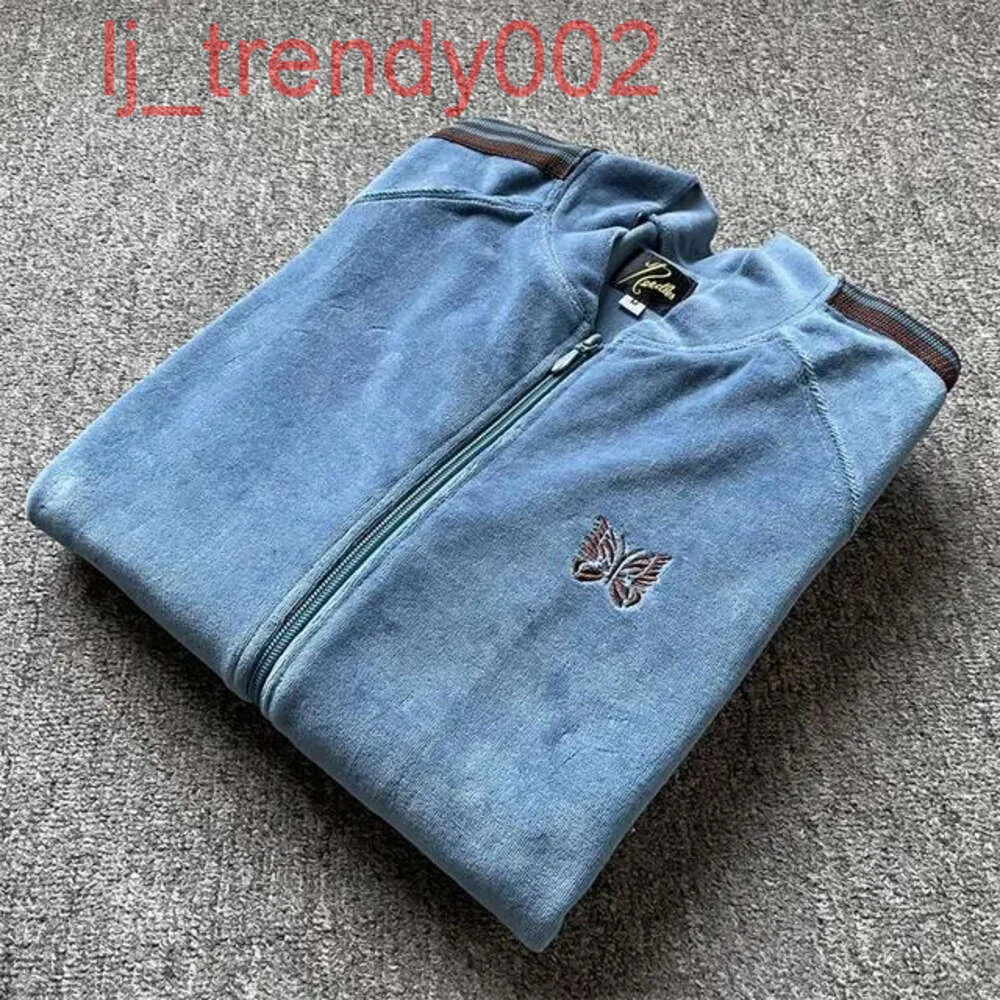 Multicolor Embroidered Butterfly Sports Suit Set Top For Men