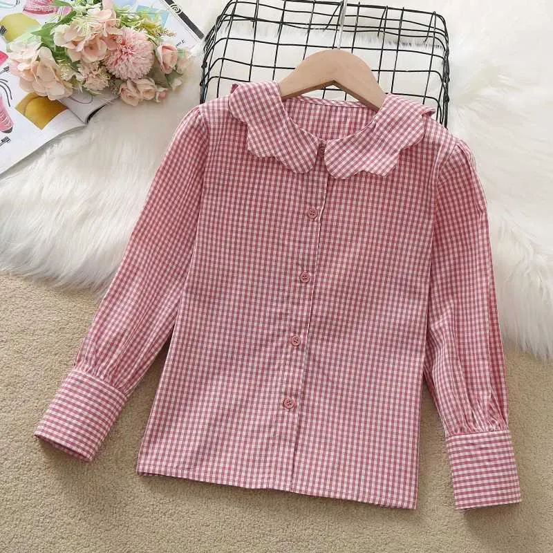 chinese dress ladies Blouse, Oxford Blue L/S Girls