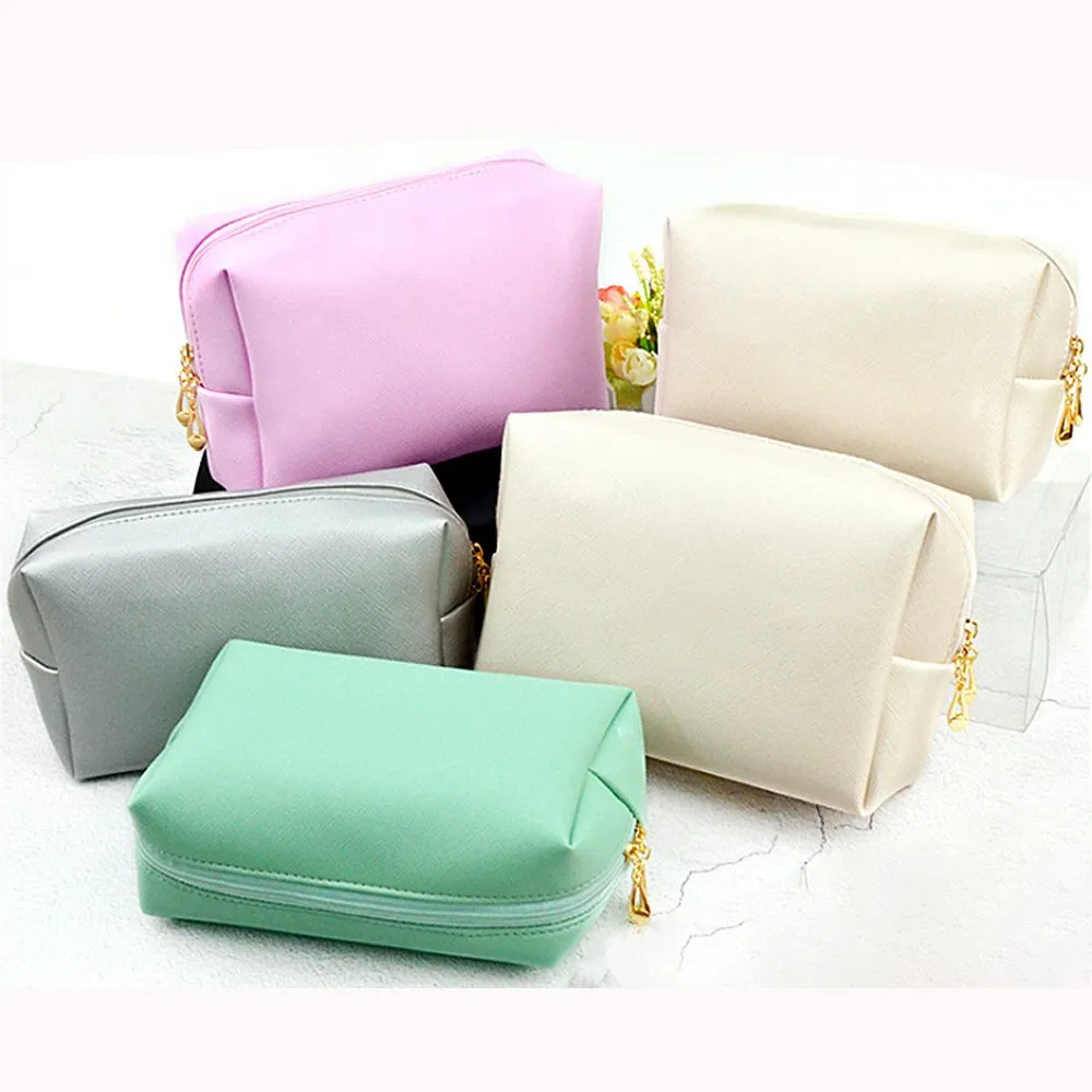 Cute Solid Color Travel Amazon Travel Makeup Bag Cosmetic Pouch For Teens Girls And Women Toiletry Storage Organizer 85Kh From Trendytotette 10.05 DHgate.Com