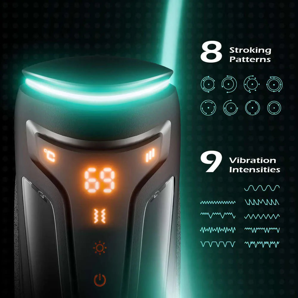 premium automatic masturbator Premium Automatic Male Masturbator: 19 Modes, Thrusting, Heating -  Realistic Sensation! Shop Now! from Dhgate Masturbators