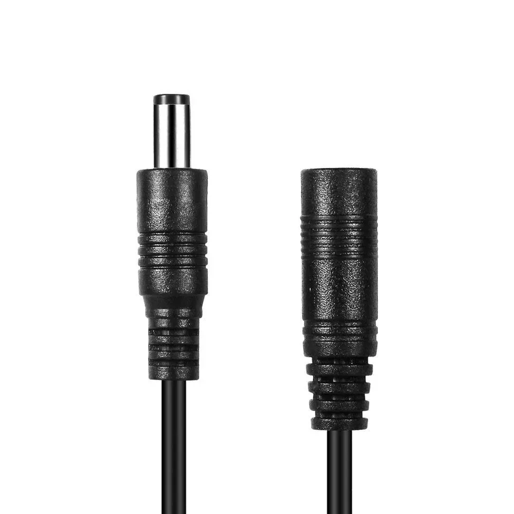 Oossxx Plug 10pc 10ft DC Power Supply 5.5mmx2.1mm 2.1mm Male To Female Extension Cable 515266 - Foto 3