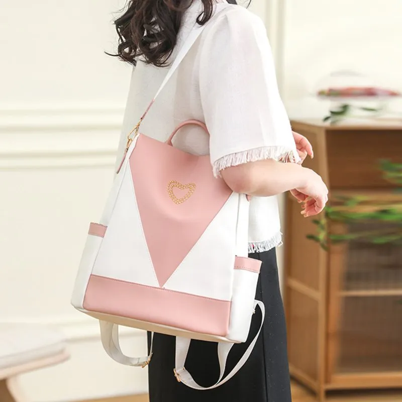 Fashion Women Backpacks Purse High Quality Anti-theft School Book Bag for Girls Desirable Life School Backpack, Waterproof, Anti-Theft, USB  main image 2