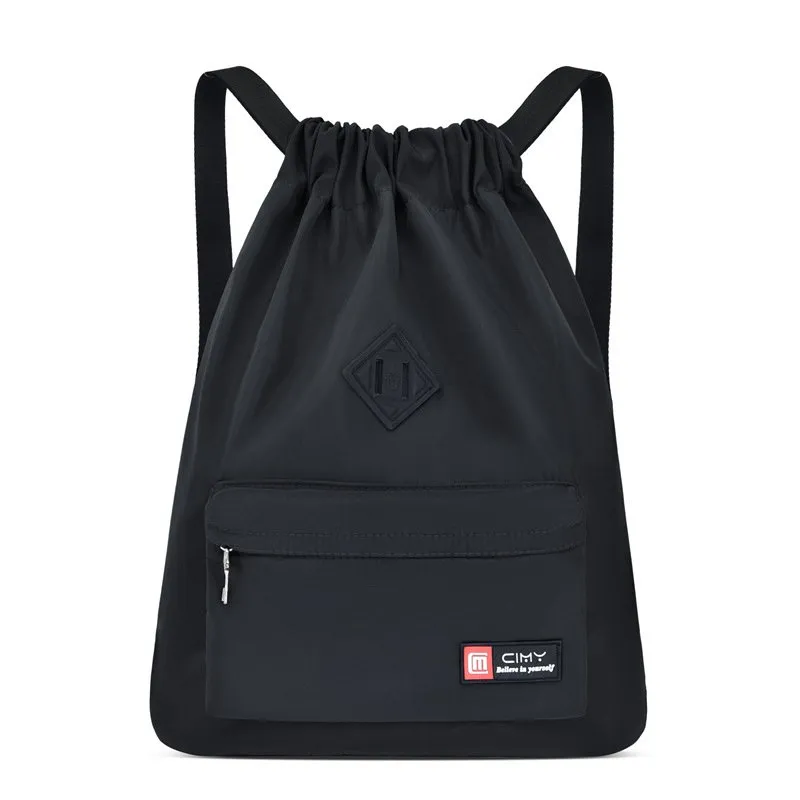 バックパック・リュック COVERNAT NYLON STRING BACKPACK 4TR213 Amazon.com | Large Drawstring Backpack - NAVY - OS