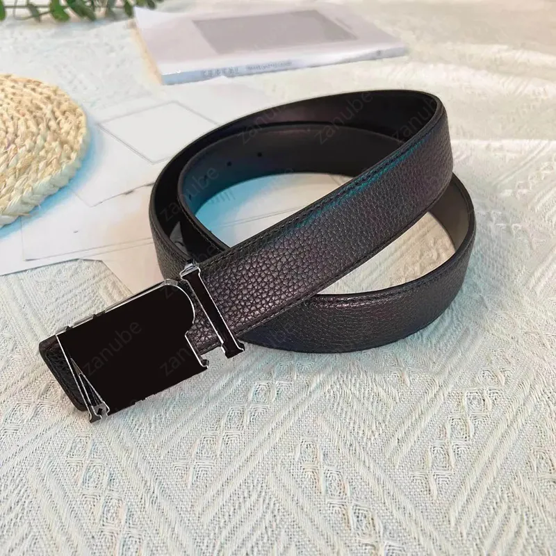 Fashion luxe buckle belt Genuine Leather Men Belt Designer Dragon V Buckle Cowboy  main image 3