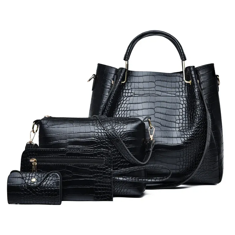 DHgate.com:4pcs Vintage Leather Handbags for Women